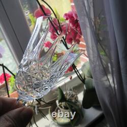 6 verres à vin rouge en cristal de saint louis modèle Tarn signé H 16 cm /2