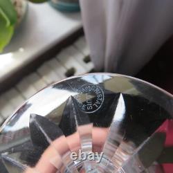 6 verres à vin rouge en cristal de saint louis modèle Tarn signé H 16 cm /2