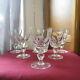 6 Verres A Vin Rouge En Cristal Saint Louis Jersey Pour Le Paquebot France H 13