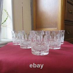 6 verres à whisky en cristal de saint louis modèle tommy H 9 cm