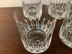 6 verres à whisky taillé en cristal de Saint Louis (prix à la pièce)modèle2