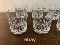 6 verres à whisky taillé en cristal de Saint Louis (prix à la pièce)modèle2