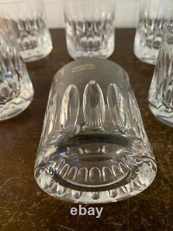6 verres à whisky taillé en cristal de Saint Louis (prix à la pièce)modèle2