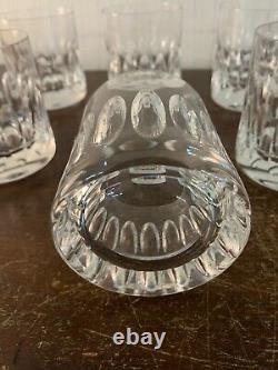 6 verres à whisky taillé en cristal de Saint Louis (prix à la pièce)modèle2