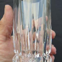 6 verres chopes a orangeade en cristal de saint louis modèle Guernesey signé 1