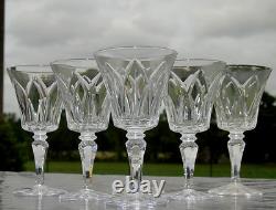 6 verres en cristal de Saint Louis modèle Camargue H134mm (prix pour 6 verres)