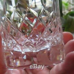 6 verres gobelet a whisky en cristal saint louis modèle messine