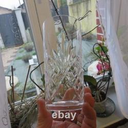 6 verres orangeade en cristal de saint louis modèle chantilly signé H 13,8 cm