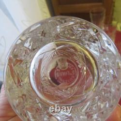6 verres orangeade en cristal de saint louis modèle chantilly signé H 13,8 cm