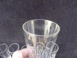 7 flutes à Champagne en cristal St Louis Modèle Caton