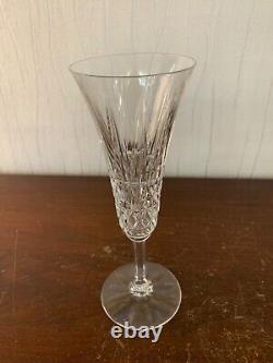 7 flûtes à champagne modèle Tarn en cristal de Saint Louis (prix à la pièce)