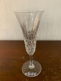 7 flûtes à champagne modèle Tarn en cristal de Saint Louis (prix à la pièce)