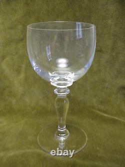 7 verres à eau cristal de Saint Louis (crystal water glasses)