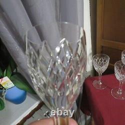 7 verres a eau en cristal saint louis modèle a définir taille 552 H 18 cm