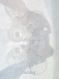 7 verres à orangeade cristal Saint Louis Camargue long drink goblets 25cl