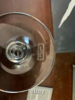7 verres à vin rouge modèle Grand Lieu cristal de Saint Louis (prix à la pièce)