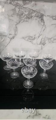 8 Coupes A Champagne En Cristal De Saint Louis Xix Eme