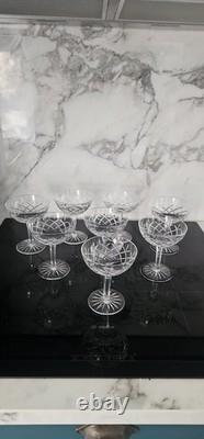 8 Coupes A Champagne En Cristal De Saint Louis Xix Eme