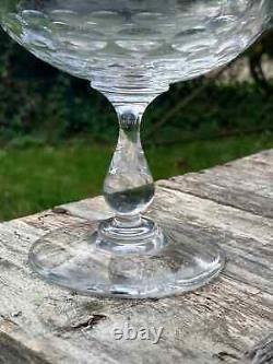 8 Coupes à champagne en cristal Baccarat, Saint louis, autres Style écaille