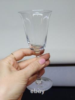 8 Verres A Pied En Cristal Fin A Porto ou liqueur Baccarat / Saint Louis