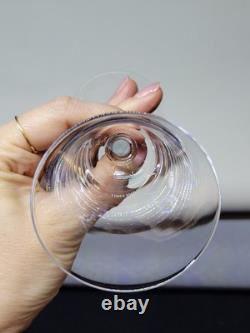 8 Verres A Pied En Cristal Fin A Porto ou liqueur Baccarat / Saint Louis