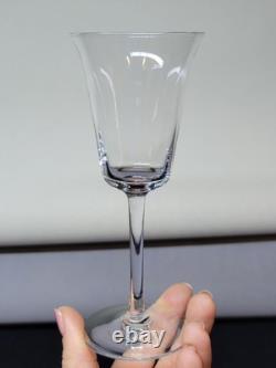 8 Verres A Pied En Cristal Fin A Porto ou liqueur Baccarat / Saint Louis