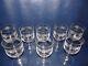 8 Verres A Vin Eau Cristal Graves A L'acide De Roses St Louis Baccarat H. 16.5cm