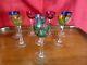 8 Verres à Liqueur Cristal St Louis Modèle Massenet Couleur