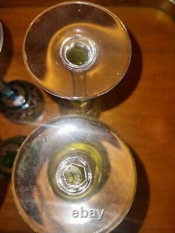 8 Verres à Liqueur CRISTAL ST LOUIS Modèle MASSENET Couleur