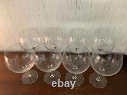 8 gros verres à dégusté en cristal de Saint Louis (prix à la pièce)