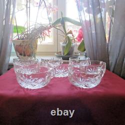 8 tasses a fruits ou a punch ou à glace en cristal de saint louis chantilly