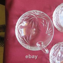 8 tasses a fruits ou a punch ou à glace en cristal de saint louis chantilly