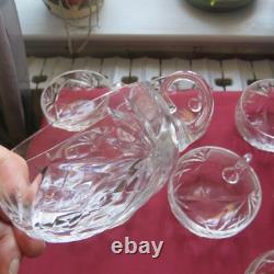 8 tasses a fruits ou a punch ou à glace en cristal de saint louis chantilly