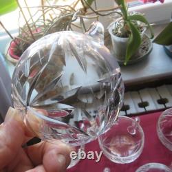 8 tasses a fruits ou a punch ou à glace en cristal de saint louis chantilly