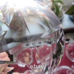 8 tasses a fruits ou a punch ou à glace en cristal de saint louis chantilly