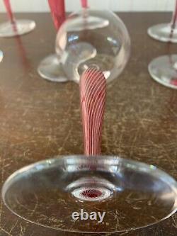 8 verres à vin blanc modèle Mozart en cristal Saint Louis (prix à la pièce)