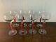 8 Verres à Vin Rouge Modèle Mozarten Cristal Saint Louis (prix à La Pièce)