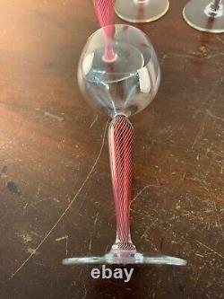 8 verres à vin rouge modèle Mozarten cristal Saint Louis (prix à la pièce)