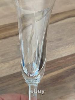 9 Flutes a champagne en cristal Saint Louis modèle Cerdagne
