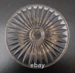 9 VERRES à VIN en CRISTAL TAILLE, Haut 16 cm BACCARAT, SAINT LOUIS