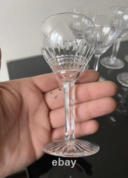 9 Verres A Vin Blanc En Cristal Saint Louis Modèle Calibri Baccarat