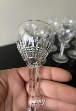 9 Verres A Vin Blanc En Cristal Saint Louis Modèle Calibri Baccarat