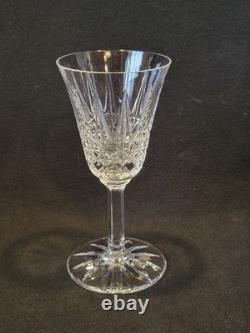 9 Verres À Vin Blanc / Porto St Saint Louis Modèle Tarn En Cristal Taillé Signé