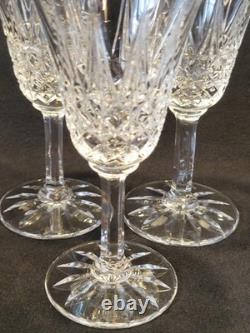 9 Verres À Vin Blanc / Porto St Saint Louis Modèle Tarn En Cristal Taillé Signé