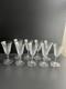 9 Verres A Vin En Cristal Taille Model&eacute; Tarn St Louis Signe
