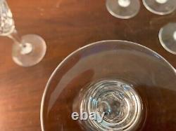9 flûtes à champagne modèle taillé en cristal de Saint Louis prix à la pièce
