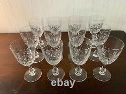 9 verres à eau modèle Massenet en cristal de Saint Louis (prix à la pièce)