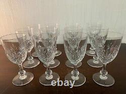 9 verres à eau modèle Massenet en cristal de Saint Louis (prix à la pièce)