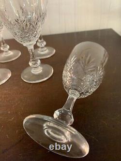 9 verres à eau modèle Massenet en cristal de Saint Louis (prix à la pièce)