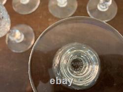 9 verres à eau modèle Massenet en cristal de Saint Louis (prix à la pièce)